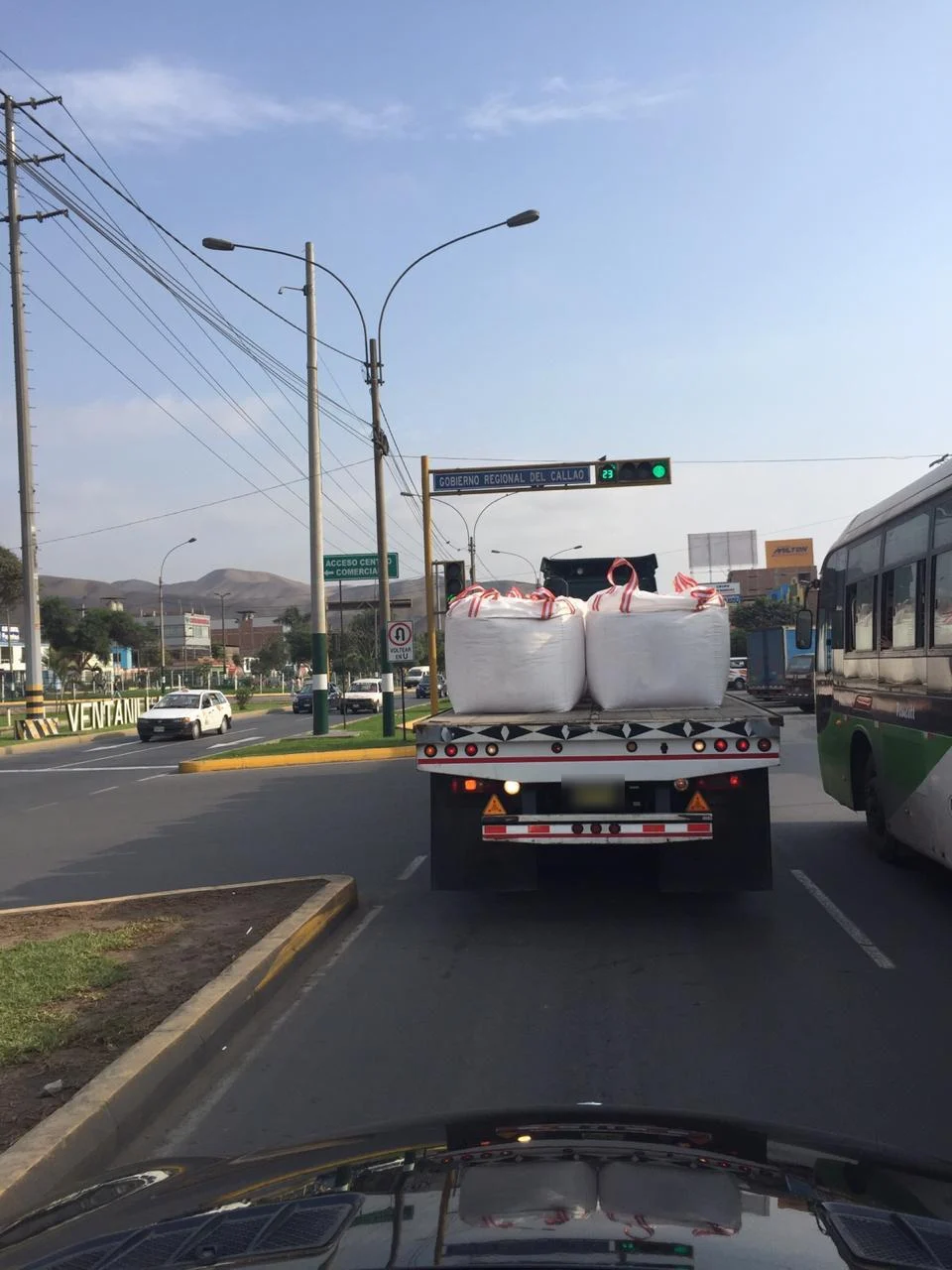 En ruta hacia la planta del cliente