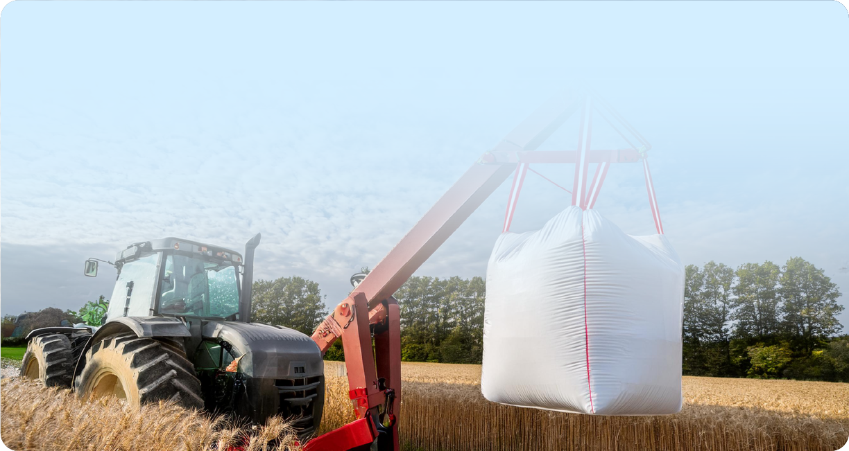 Big Bag para agroindustria en el campo